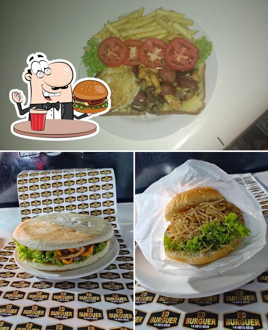 Experimente um hambúrguer no Ed Burguer (Food Truck)