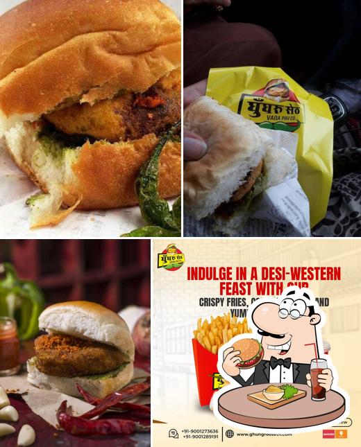 Hamburger at Ghungroo Seth Vada Pav Company