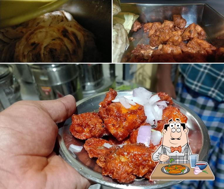 Chicken wings at Hotel Puthu Vasantham