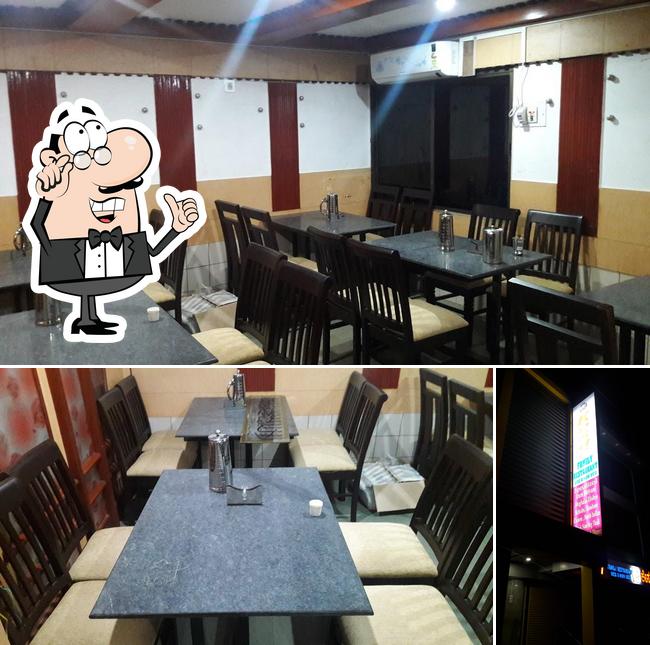 The interior of Kesar Family Restaurant