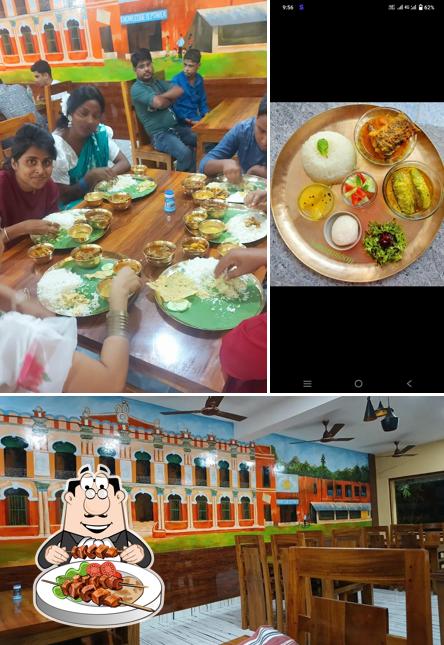 The photo of Kutumbari’s food and interior