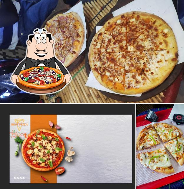 Try out pizza at Rootmit Pizza