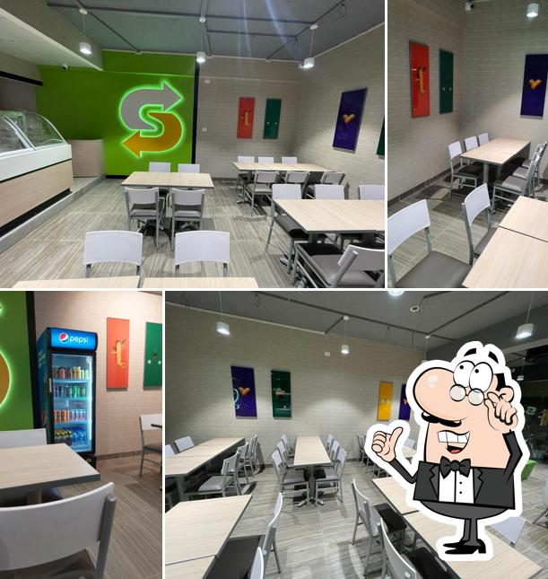 Check out how Subway Saibaba Colony looks inside