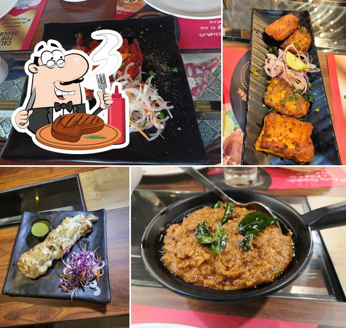 AL HAFA MULTICUISINE RESTAURANT serves meat dishes