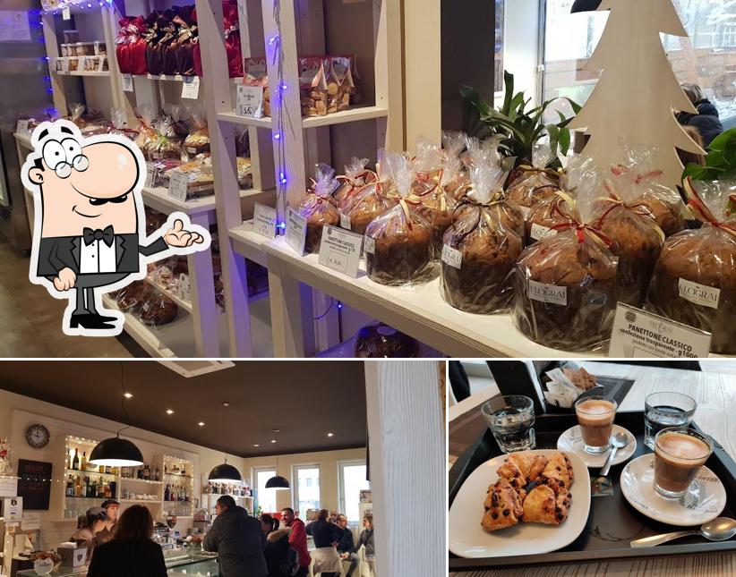 La immagine di interni e cibo da Pasticceria Triestina Ulcigrai