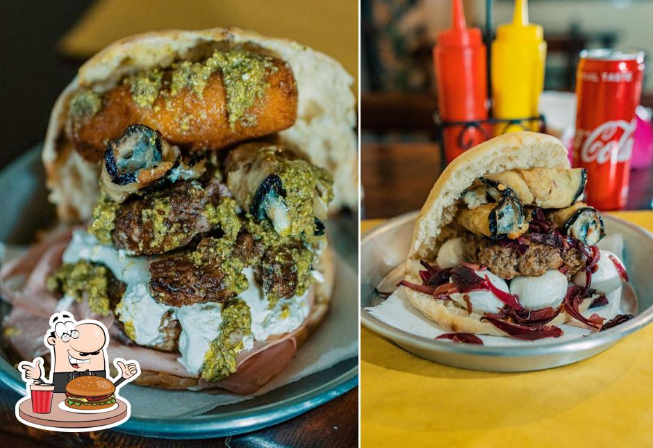 Prova un hamburger a MALÙ Pizzeria-Rosticceria