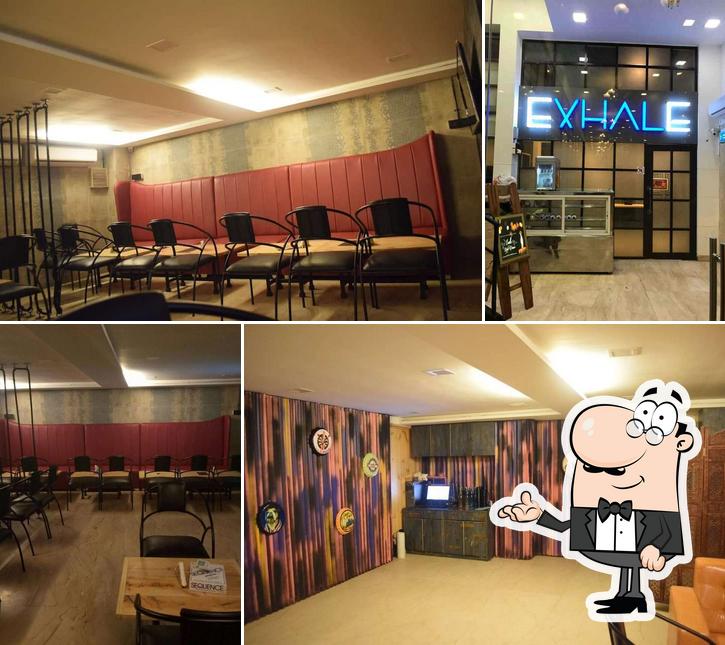 The interior of Exhale