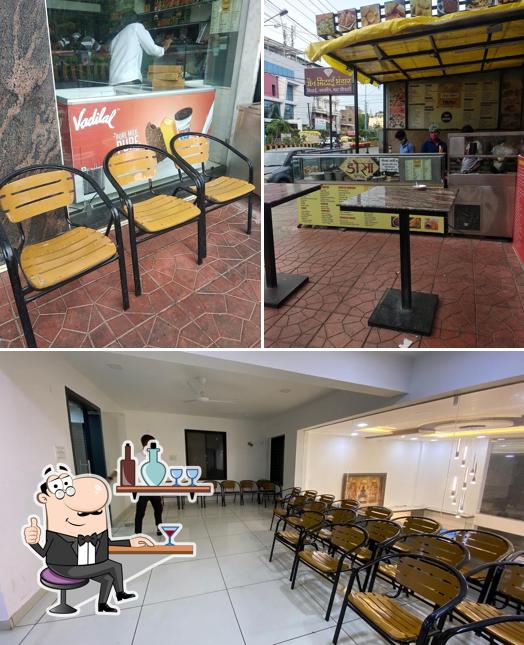 The interior of Jain Mithai Bhandaar