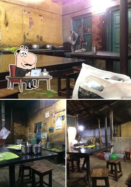The interior of Mathi mess