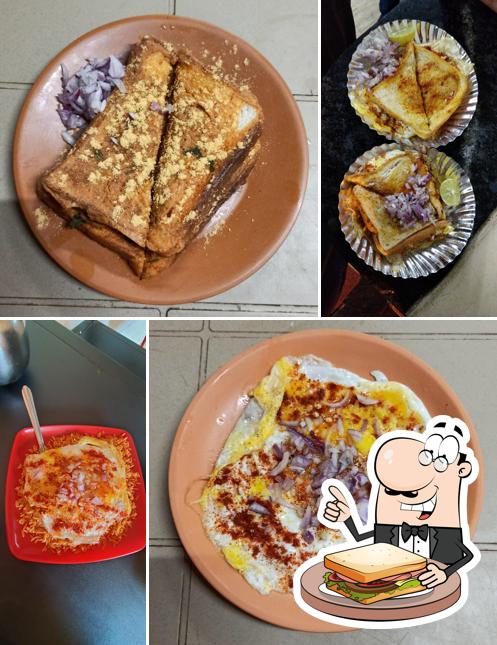 Grilled cheese sandwich at Shiva Egg Rice Centre