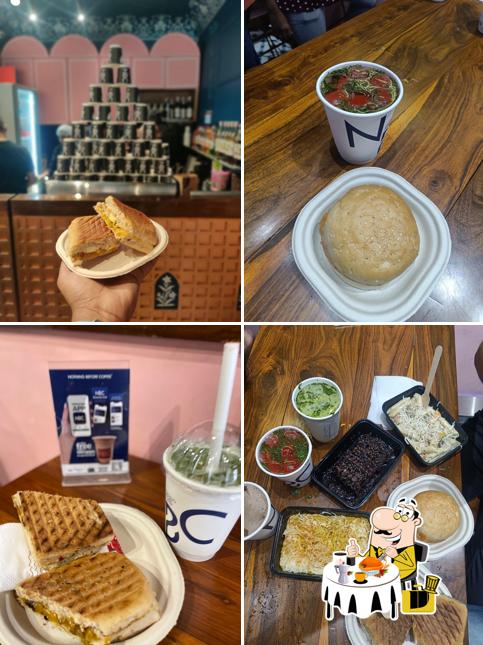 Food at nothing before coffee