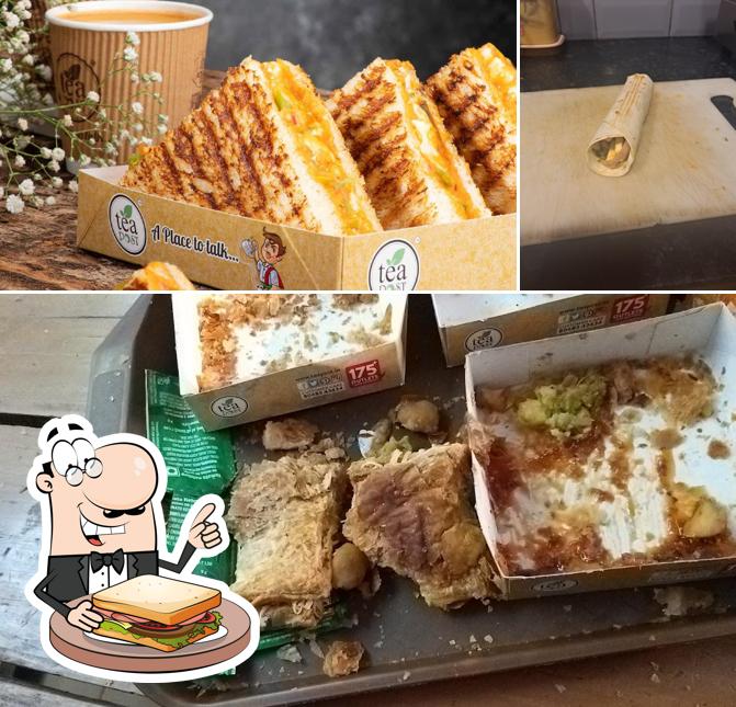 Grilled cheese sandwich at Tea Post