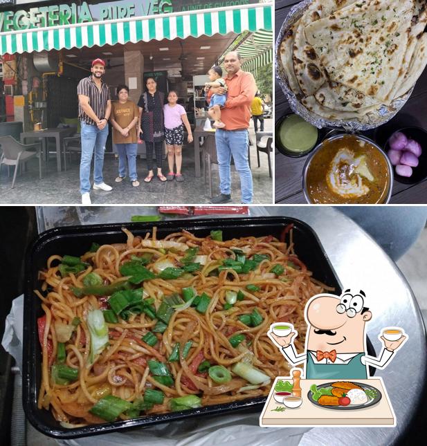 The photo of Vegeteria restaurant’s food and interior
