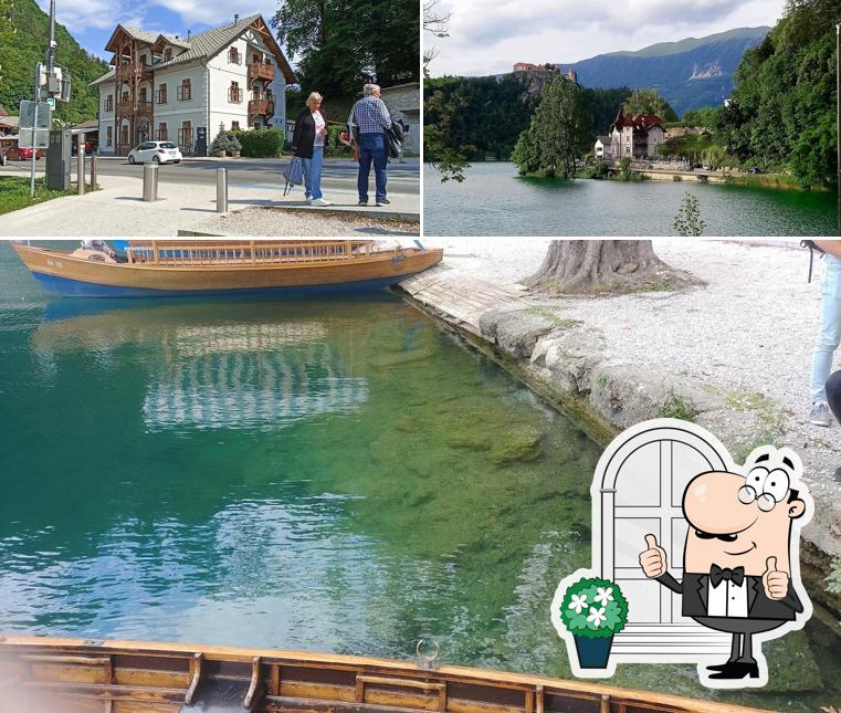 Goditi la vista dagli esterni di Penzion Mlino