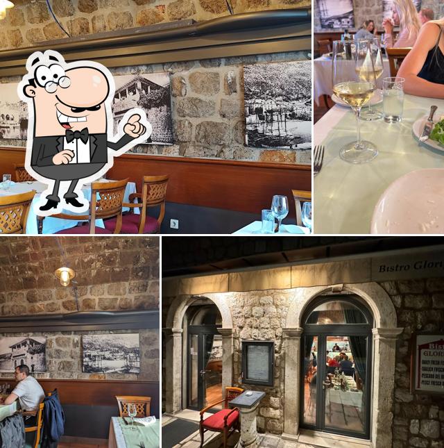 Gli interni di Bistro Glorijet