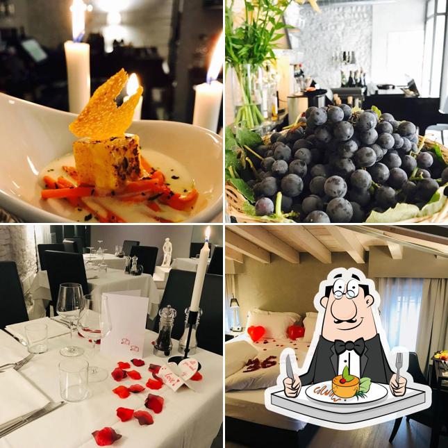 La cibo e interni del ristorante