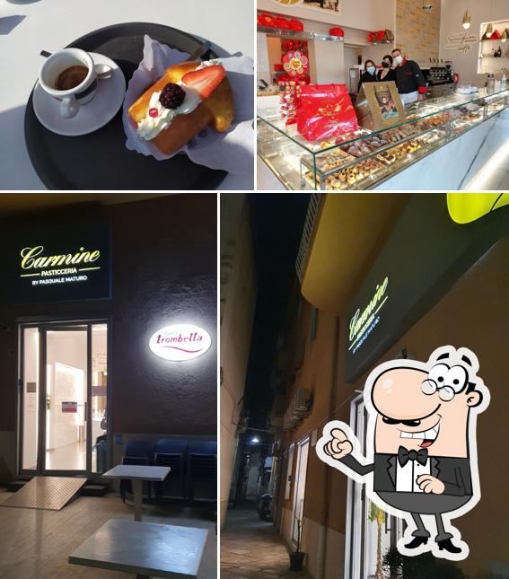 Gli interni di Pasticceria, Caffetteria e Gelateria Carmine
