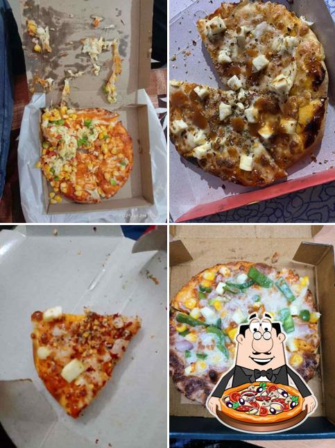 Pick pizza at Feelings Cafe