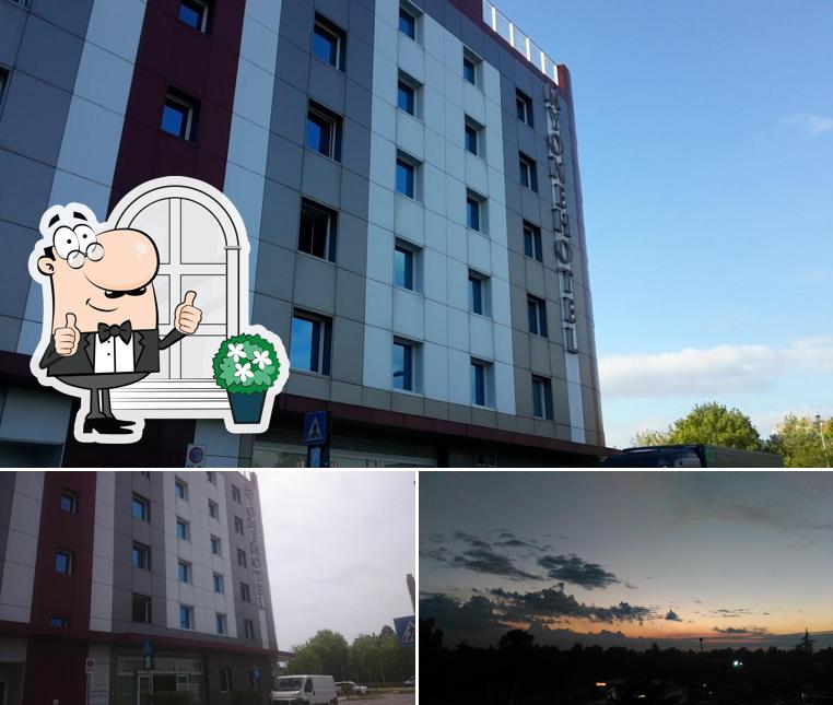 Goditi la vista dall'area esterna di Hotel My One Bologna