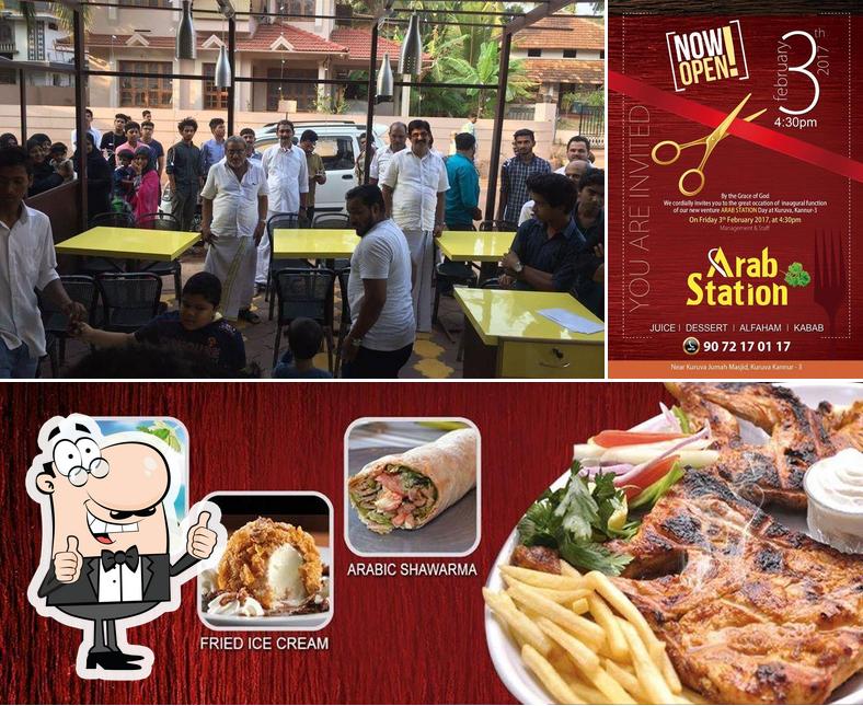 Look at the pic of Arab Station