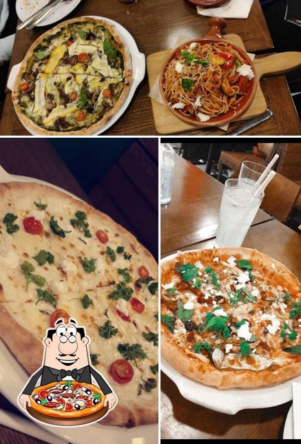 Pick pizza at Jamie Oliver's Pizzeria