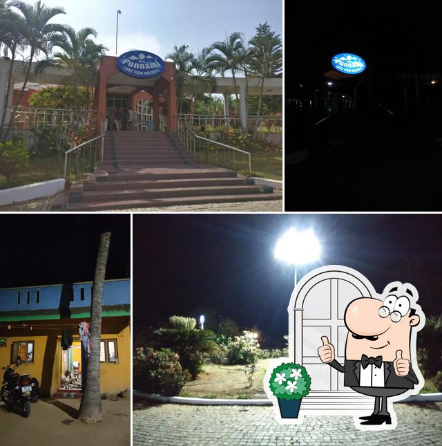 The exterior of Punnami Resort
