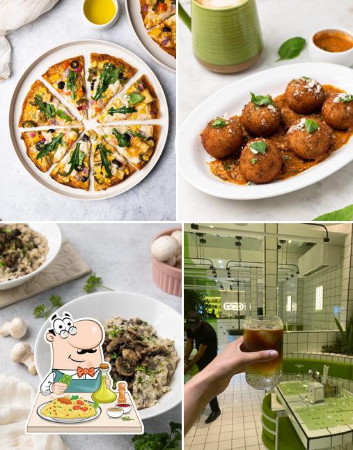 Risotto at V-spot cafe