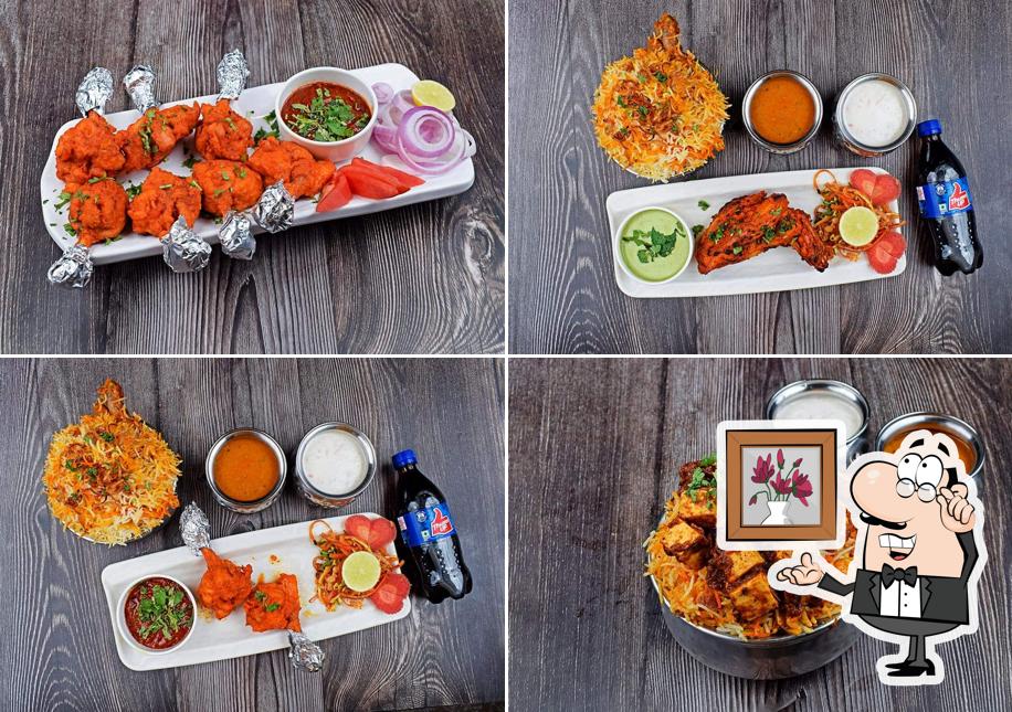 Amazing Hyderabadi Dum Biryani is distinguished by interior and food