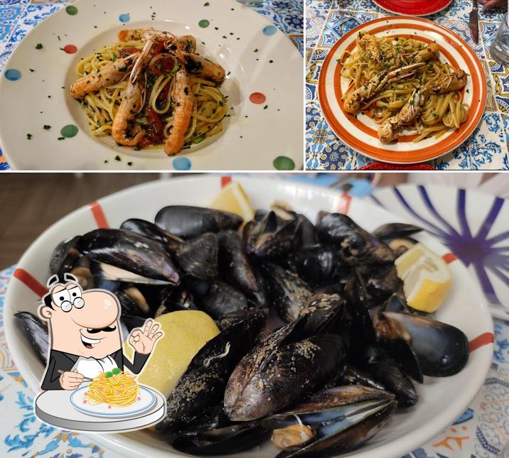 Spaghetti alla carbonara al A Taverna d' 'e Zoccole