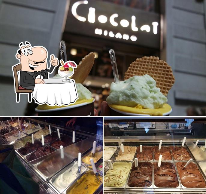 Chocolat Milano serve un'ampia selezione di dessert