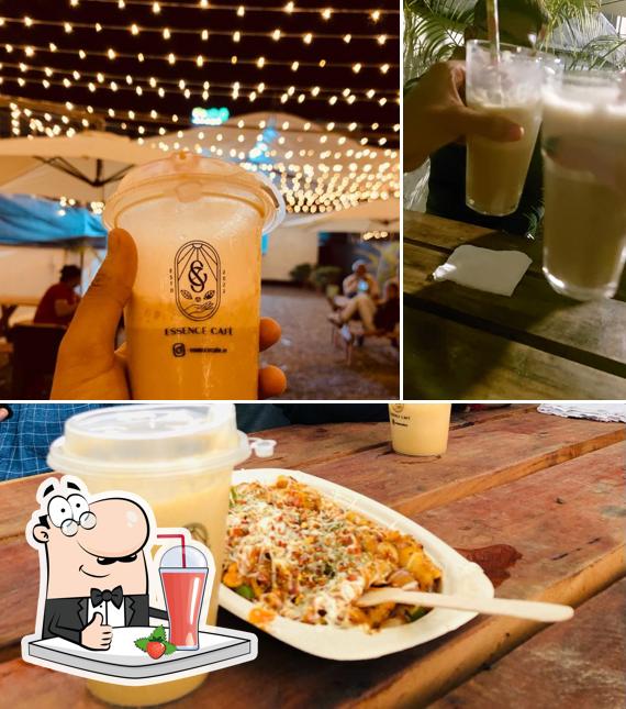 Enjoy a beverage at Essence Cafe and Restaurant