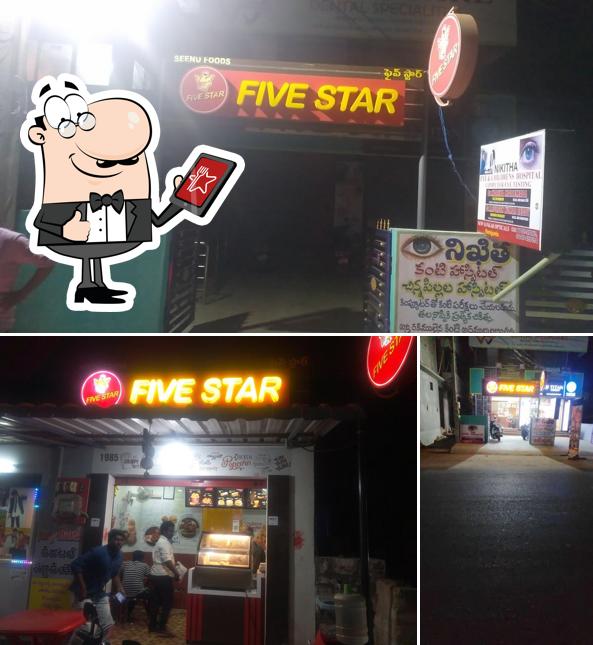 The exterior of Five Star Chicken