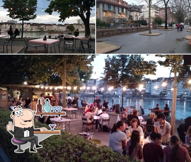 La interni e esterno del ristorante