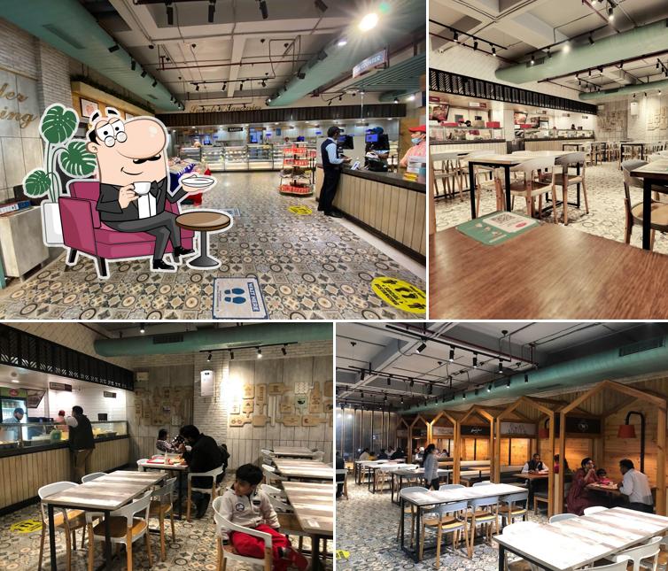 The interior of Haldiram's - Model Town