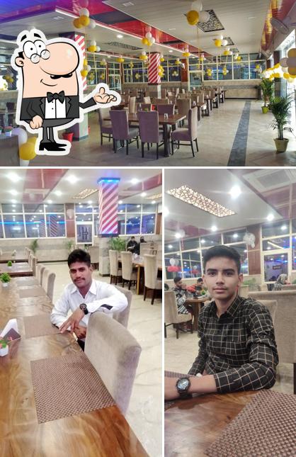 The interior of Kishan Hotel & Restaurant