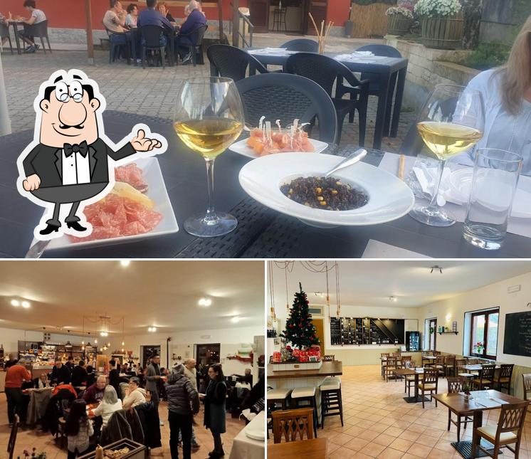 Gli interni di Locanda Alla Rocca