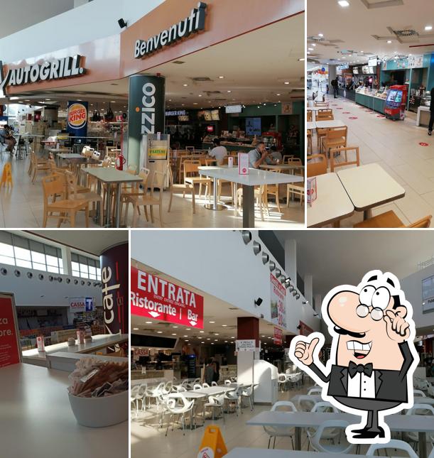 Gli interni di Autogrill Secchia Est
