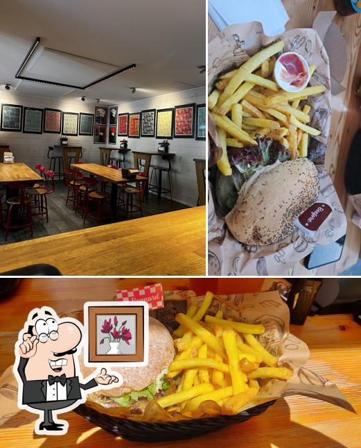 La foto della interni e cibo di Beefore Burgers Martigny