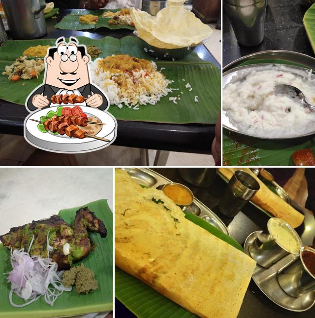 Food at New Rusi Hotel