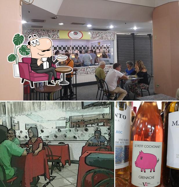 Dê uma olhada a imagem apresentando interior e comida no RESTAURANTE ANDRIGOS
