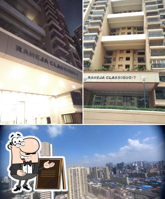 The exterior of Raheja Classique Bldg No 4