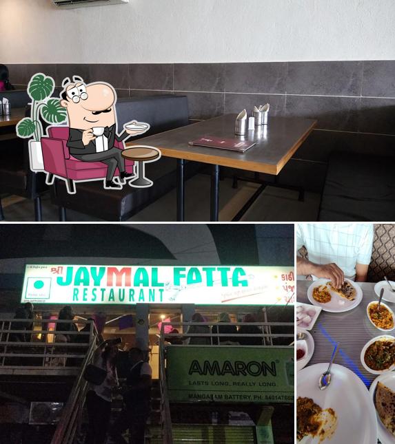 The interior of Shree Jaymal Fatta Restaurant