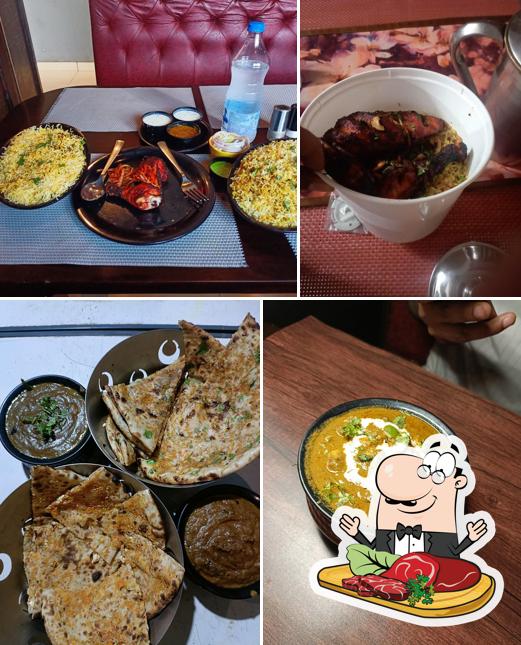 Order meat dishes at Spicy House Family Restaurant Rajampeta