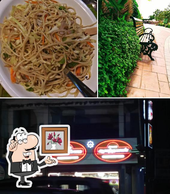 The picture of interior and food at Adyar Ananda Bhavan
