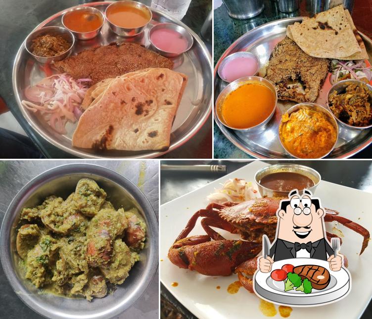 Enjoy the range of meat dishes