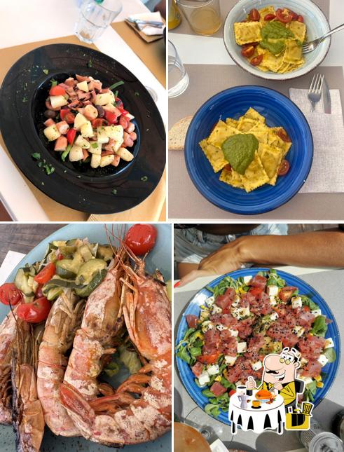 Cibo al Il Sestante Beach Restaurant