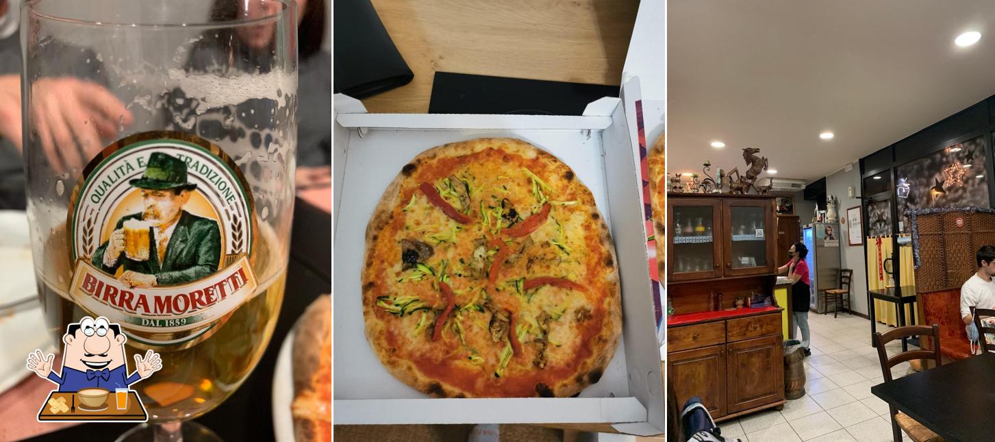 Cibo al Pizza in piazza