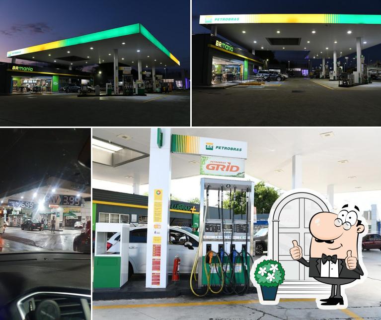 O exterior do Posto Petrobras
