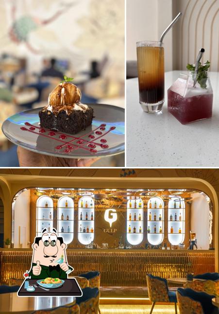 GULP (All-day Neighborhood Bar) is distinguished by food and interior