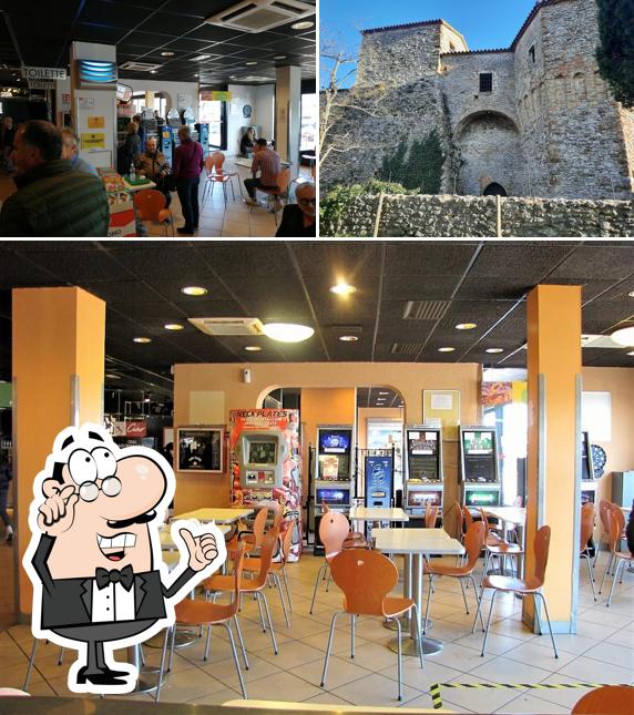 Dai un’occhiata alla foto che mostra la interni e esterno di Autogrill Tevere Ovest